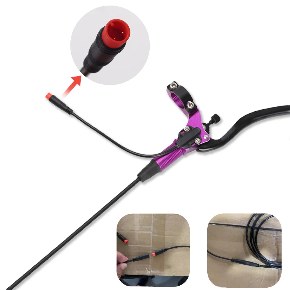 Durable MTB hydraulic brake kit with responsive stopping power