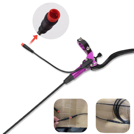 Durable MTB hydraulic brake kit with responsive stopping power