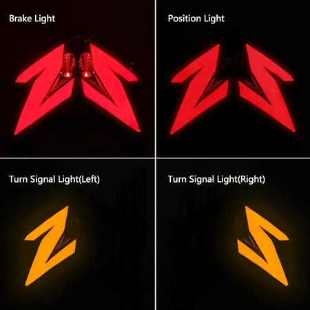 Durable PC material LED motorcycle tail lamp
