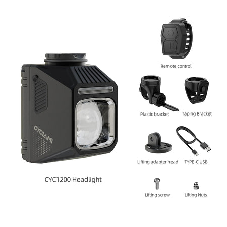 Durable aluminum alloy bike headlamp