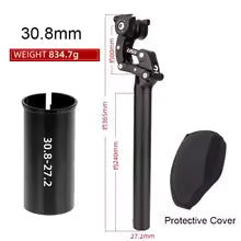 Durable aluminum bike seat post