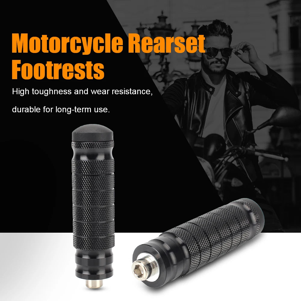 Durable aluminum motorbike rear foot pegs upgrade