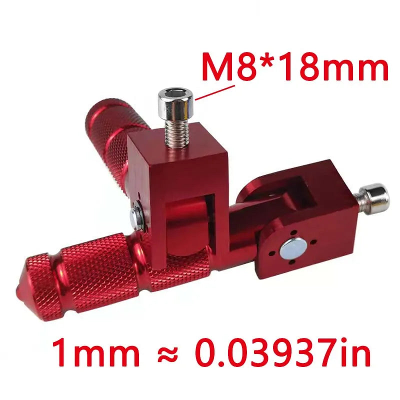 Durable aluminum motorcycle foot pegs with strong grip