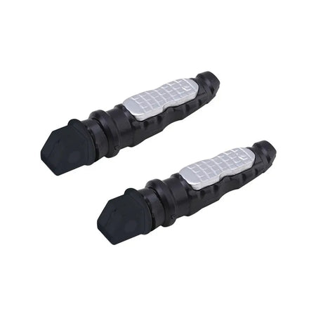 Durable aluminum rear foot pegs for scooters and bikes