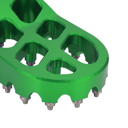 Durable anodized dirt bike foot pegs scratch resistant finish