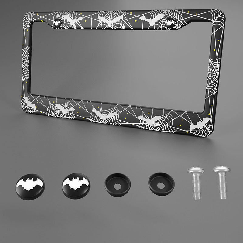 Durable automotive license plate mounting frame