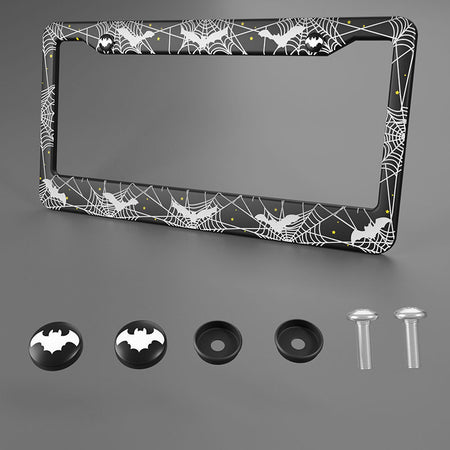 Durable automotive license plate mounting frame