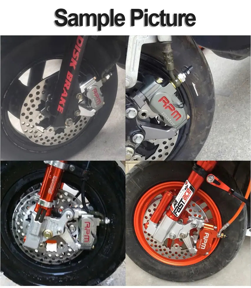 Durable floating brake rotor for motorcycles heat dissipation