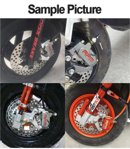 Durable floating brake rotor for motorcycles heat dissipation