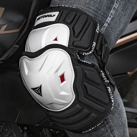 Durable knee protection gear for long rides