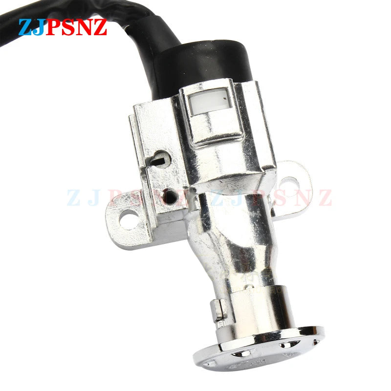 Durable motorcycle ignition lock metal plastic build