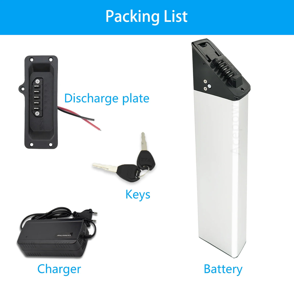Durable outer casing and secure mounting rail layout of the step-thru e-bike battery