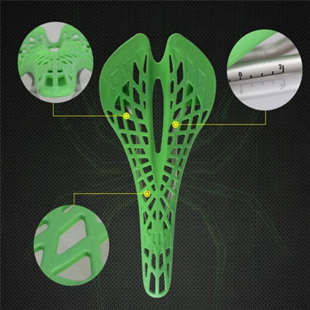 Durable plastic PVC bike saddle