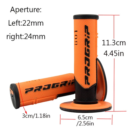 Durable rubber bike handle bar grips for off-road use