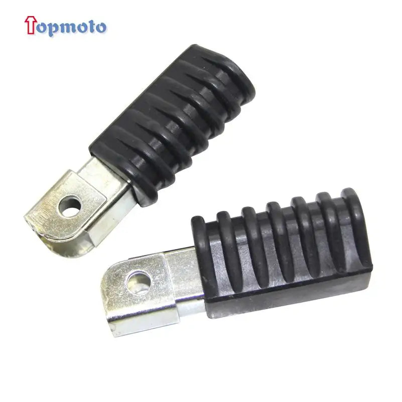 Durable steel rubber foot pegs for dirt pit bikes