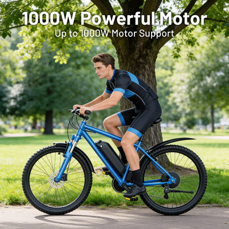 E-Bike Battery Power Switch and Key Lock Close-up