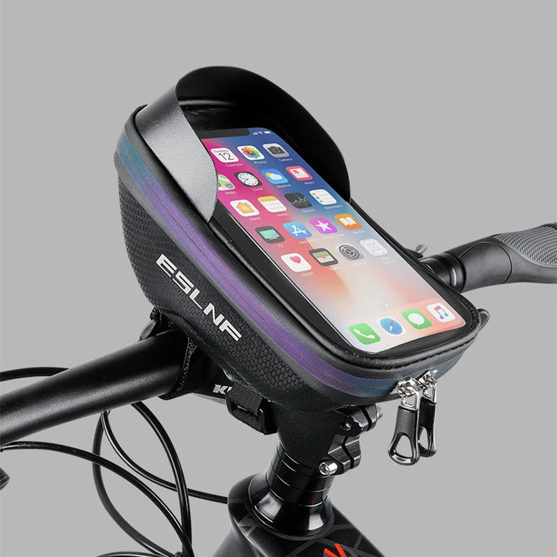 ESLNF hard shell phone bag for bicycle handlebar
