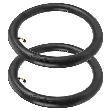 Easy install 16 inch inner tube with angled valve