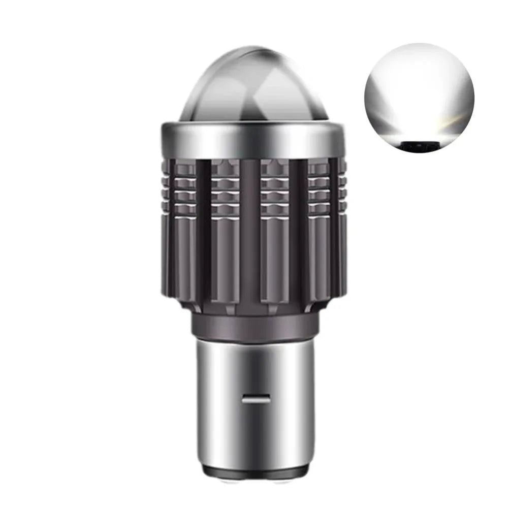 Easy install BA20D LED bulb for motorbike