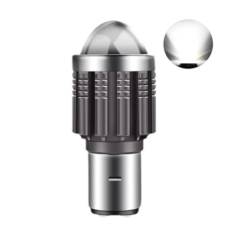 Easy install BA20D LED bulb for motorbike