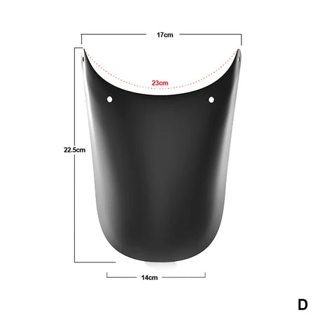 Easy install bike front fender extender