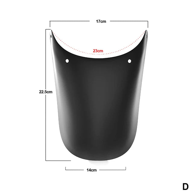 Easy install bike front fender extender