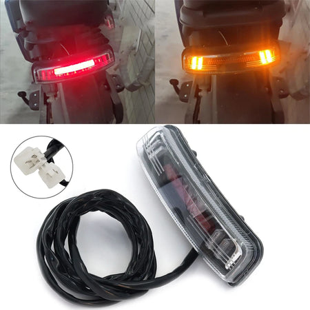 Easy install universal LED rear light for e-scooter