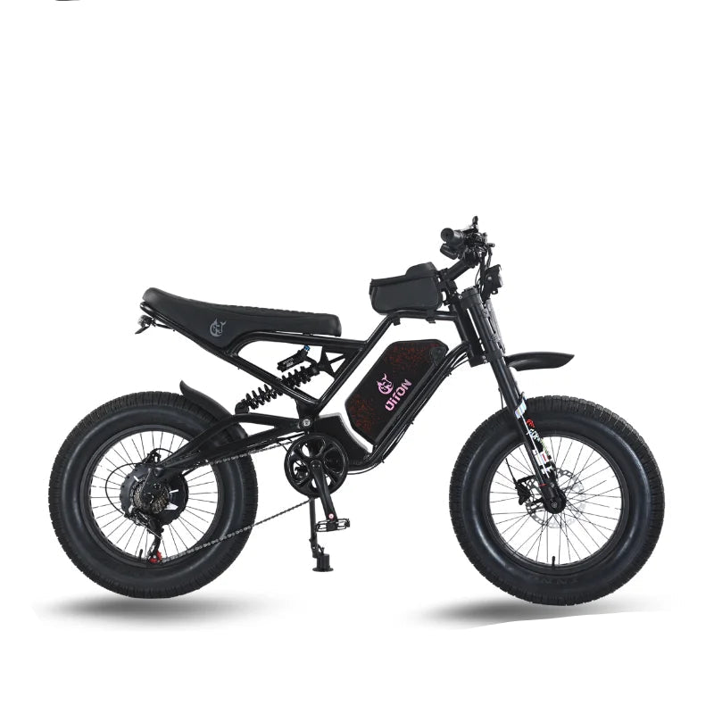   52V 500W Fat Tire Electric Bike – 25Ah Long-Range Off-Road E-Bike with Dual Suspension & 20x4” All-Terrain Tires