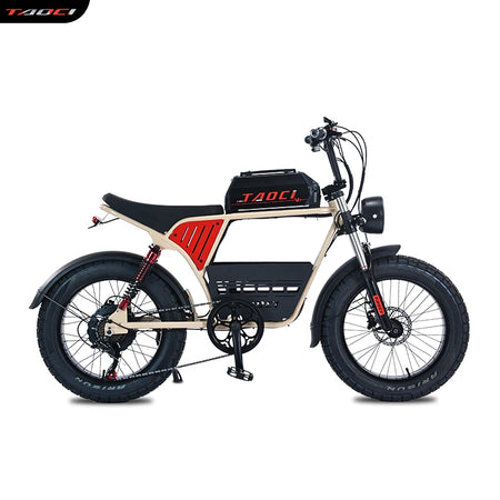   AKEZ V07 48V 1500W Fat Tire Electric Bike – 18Ah Long Range Off-Road E-Bike for Adults with 20” Tires & Steel Frame