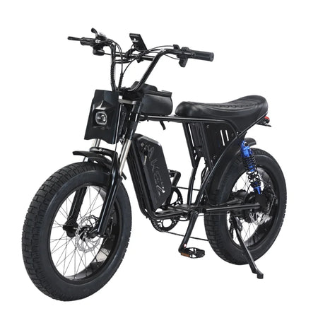   AKEZ X7 48V 750W Electric Bike – 20” Carbon Steel Frame, Long Range E-Bike for Adults