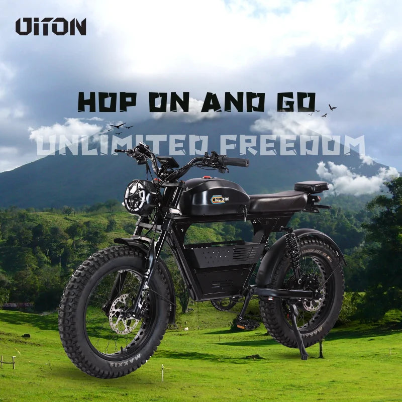   AKEZ TANKPRO 52V 750W Electric Bike – 20” Aluminum Alloy Frame, Long Range E-Bike for Adults