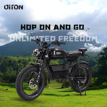   AKEZ TANKPRO 52V 750W Electric Bike – 20” Aluminum Alloy Frame, Long Range E-Bike for Adults