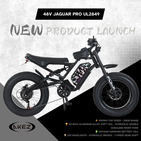   AKEZ UL 48V 750W Electric Bike – 20” Aluminum Alloy Frame, Long Range E-Bike for Adults