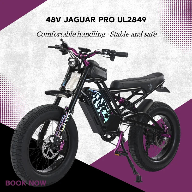   AKEZ UL 48V 750W Electric Bike – 20” Aluminum Alloy Frame, Long Range E-Bike for Adults