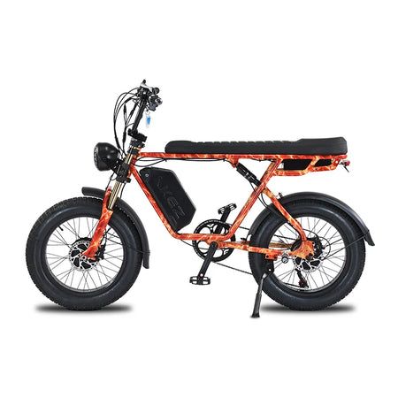   AKEZ SIMAX 48V 750W Electric Bike – 20” Steel Frame, Long Range E-Bike for Adults