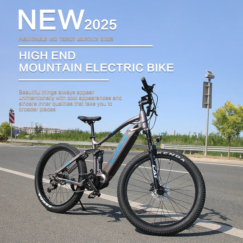   AKEZ M600 48V 500W Electric Bike – 13Ah Aluminum Alloy Frame, 31–60km Range E-Bike for Adults