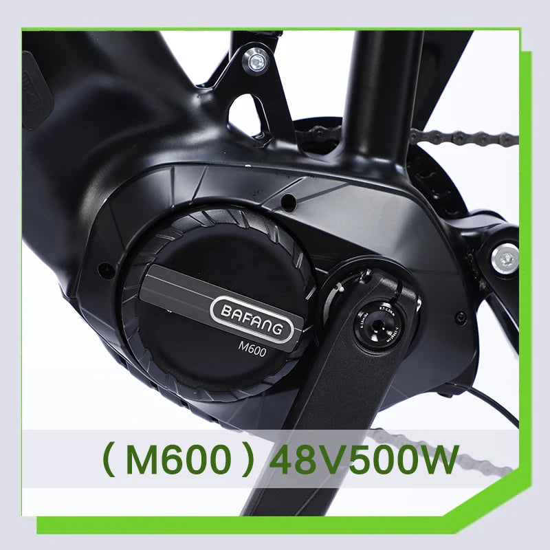   AKEZ M600 48V 500W Electric Bike – 13Ah Aluminum Alloy Frame, 31–60km Range E-Bike for Adults