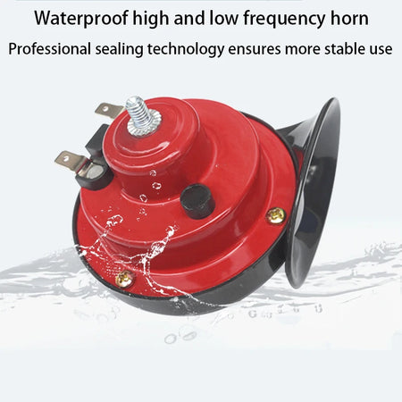   Modified Motorcycle 12V Snail Horn - 300DB Waterproof Electric Horn