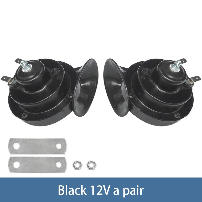   Modified Motorcycle 12V Snail Horn - 300DB Waterproof Electric Horn