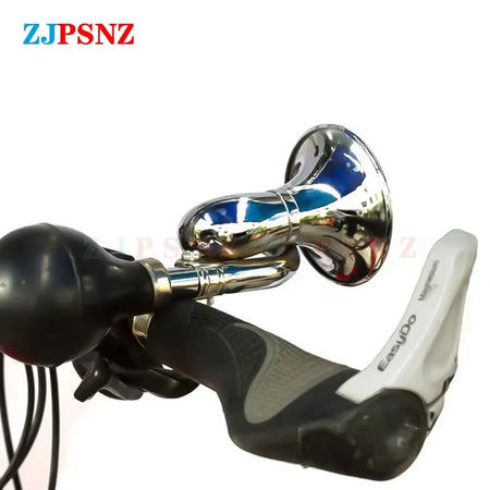   Loud Alloy Bicycle Horn – Retro Trumpet Style