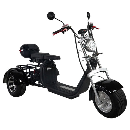   HT5 2000W Electric Trike Scooter – Dual Seat with 60V 20Ah Removable Lithium Battery