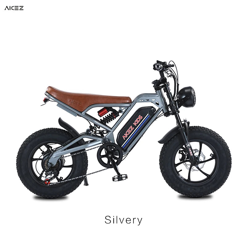   16" AKEZ Kids Electric Bike – 36V 350W Motor, 15.6Ah Battery, Safe & Fun E-Bike for Children