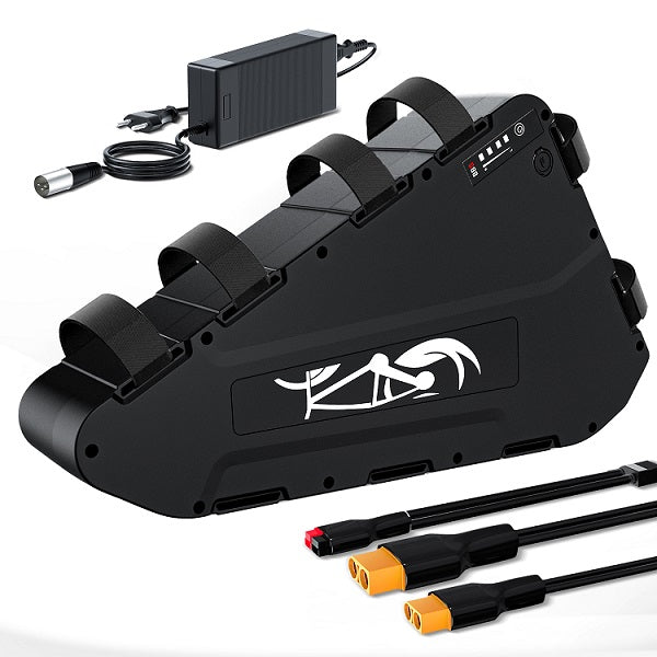   Leadyo 52V 30Ah & 72V 20Ah Lithium E-Bike Battery – Triangle & Solid-State Design, Samsung Cells, 50A–80A BMS, Fast Charger