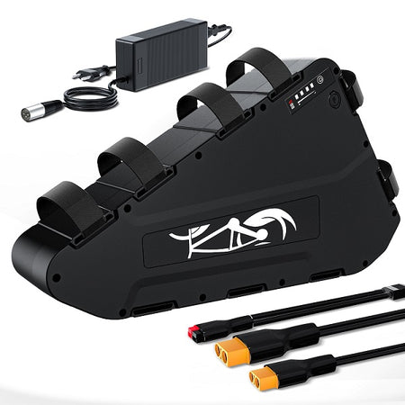   Leadyo 52V 30Ah & 72V 20Ah Lithium E-Bike Battery – Triangle & Solid-State Design, Samsung Cells, 50A–80A BMS, Fast Charger