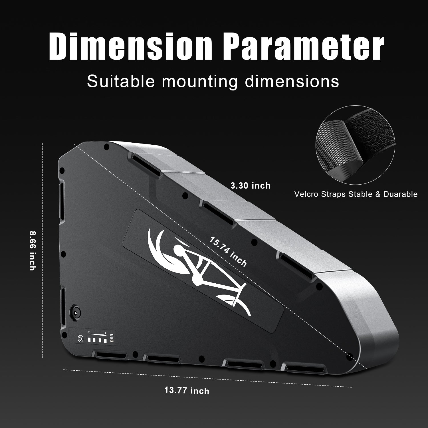   Leadyo 52V 30Ah & 72V 20Ah Lithium E-Bike Battery – Triangle & Solid-State Design, Samsung Cells, 50A–80A BMS, Fast Charger