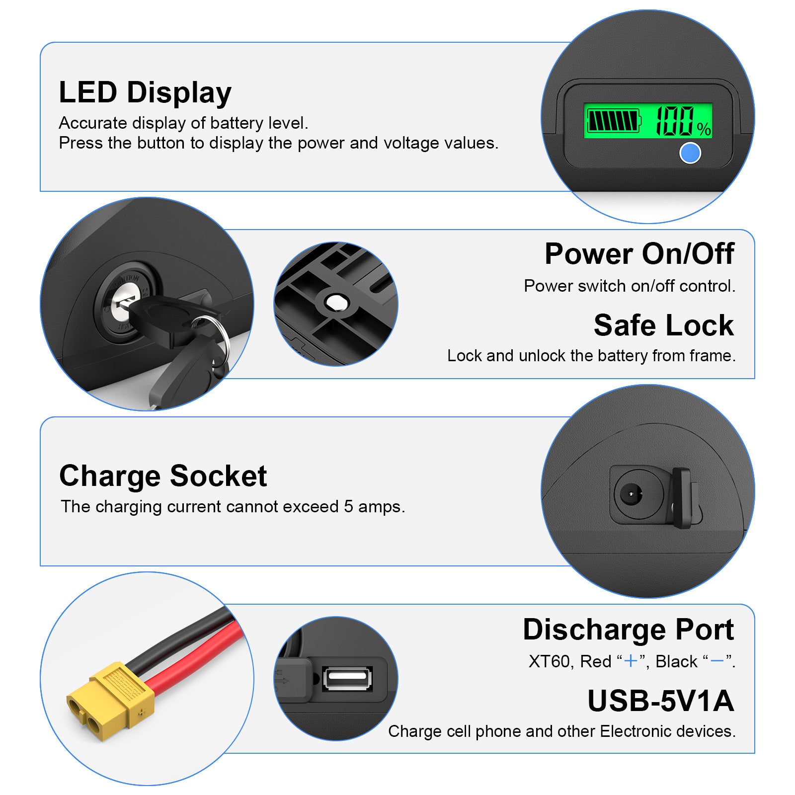Electric Bike Lithium Battery