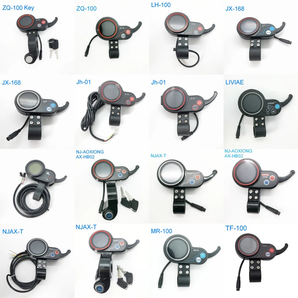 Electric Scooter Instrument Display for Multiple Models