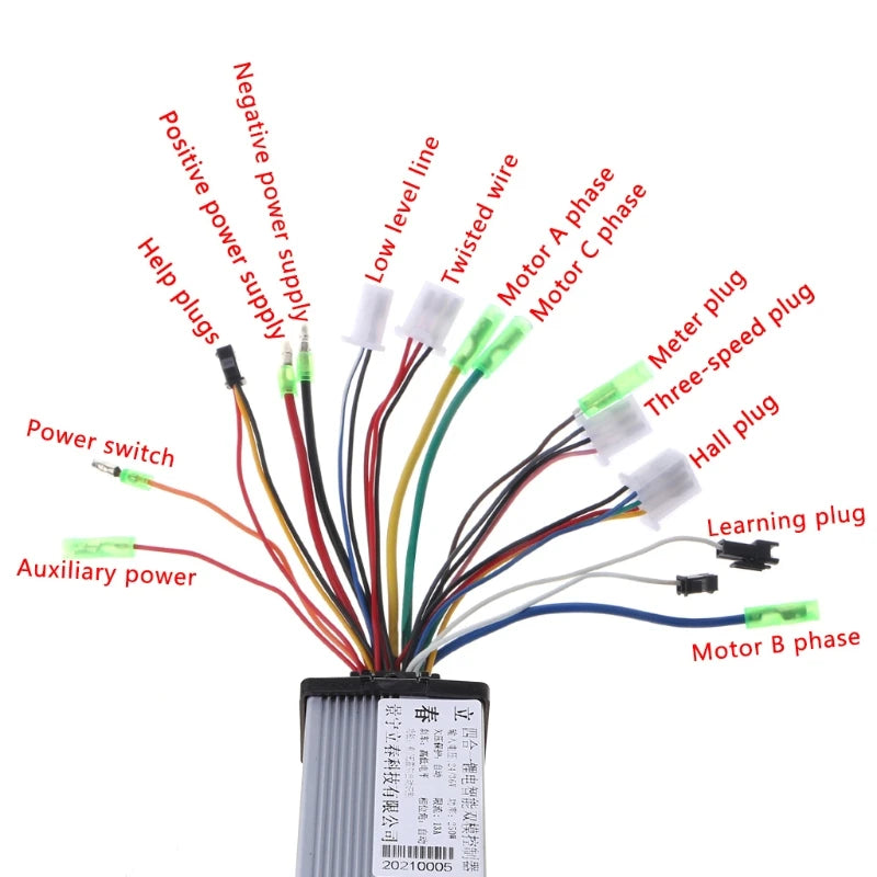 Electric Scooter Parts 250W Brushless Speed Controller