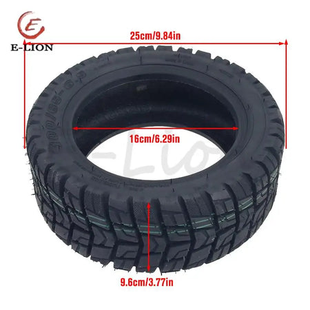 Electric scooter 100/65-6.5 tubeless tyre with valve included