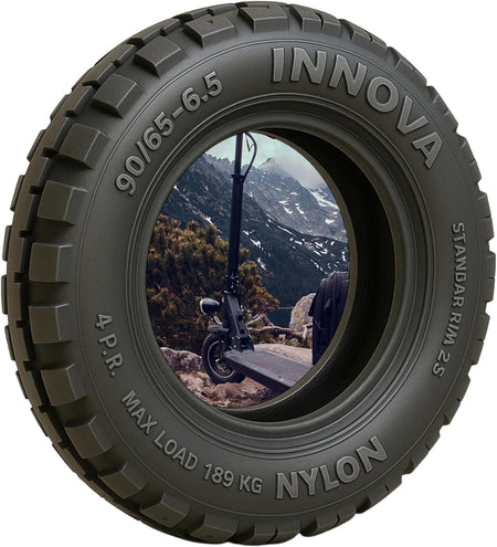 Electric scooter off-road tire aggressive tread 7mm